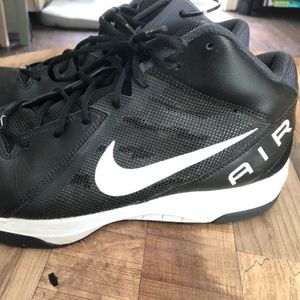 Nike Mens Air Overplay 1X size US 12W Black White